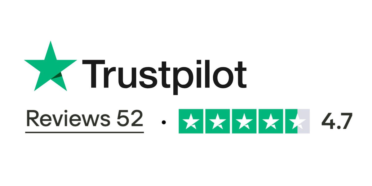 Flexsta Trustpilot logo with star rating and review count on a white background