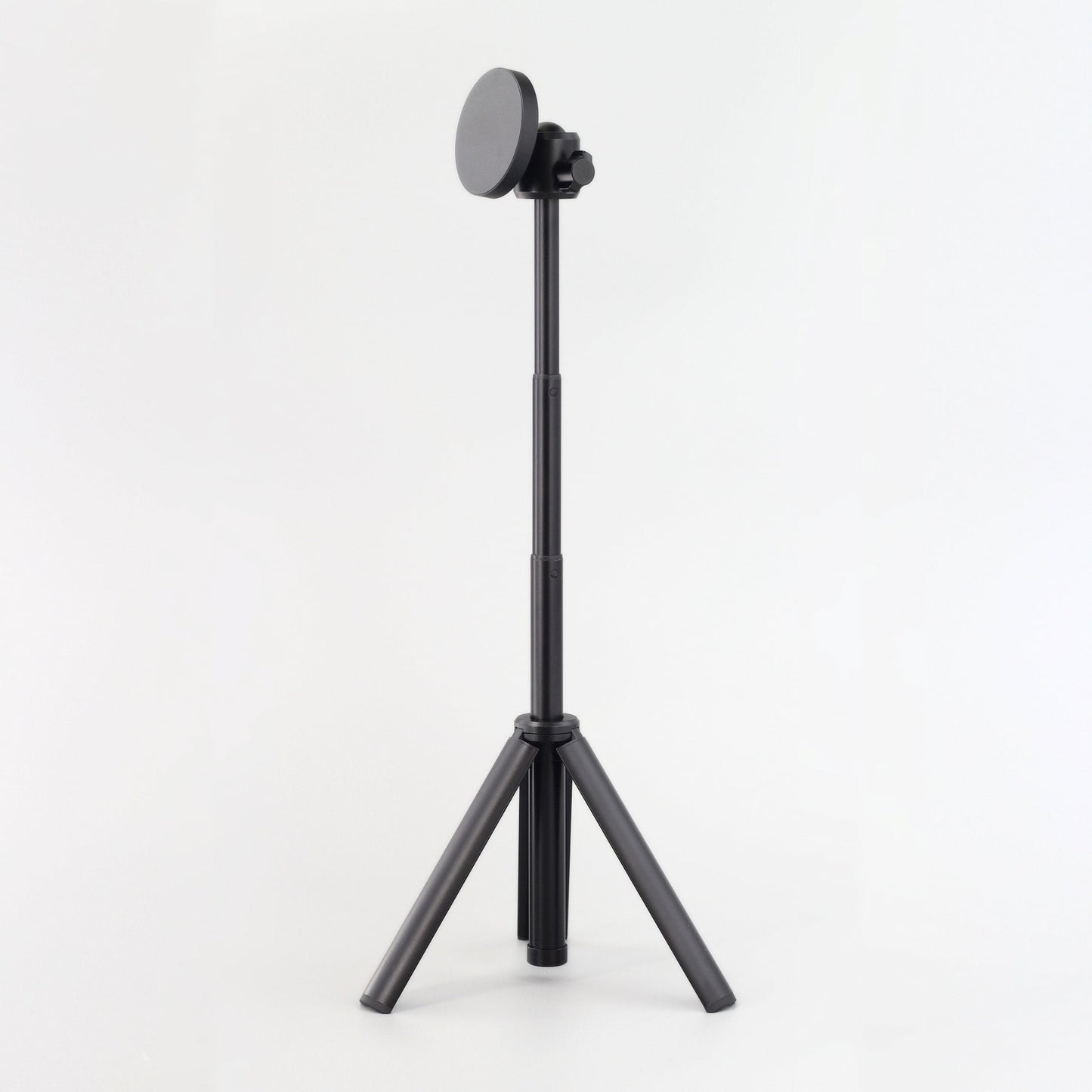 FLEXSTA portable monitor stand fully extended showing black aluminium build and magnetic head