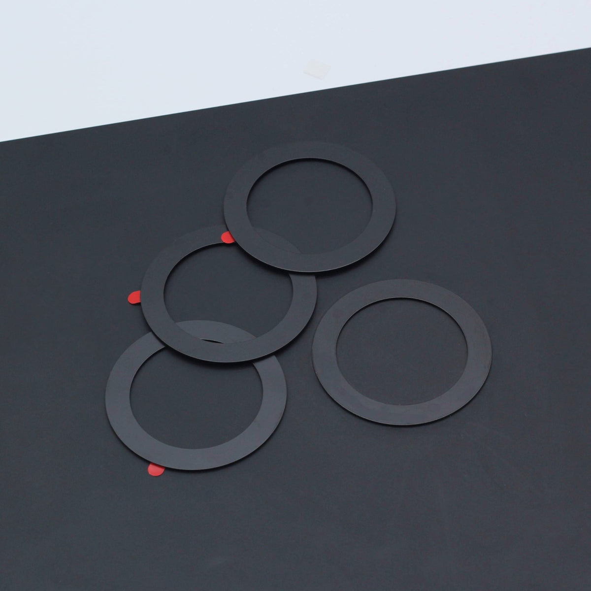 FLEXSTA 3M adhesive magnetic metal attachment plates (3-pack) for mounting portable monitors to the stand